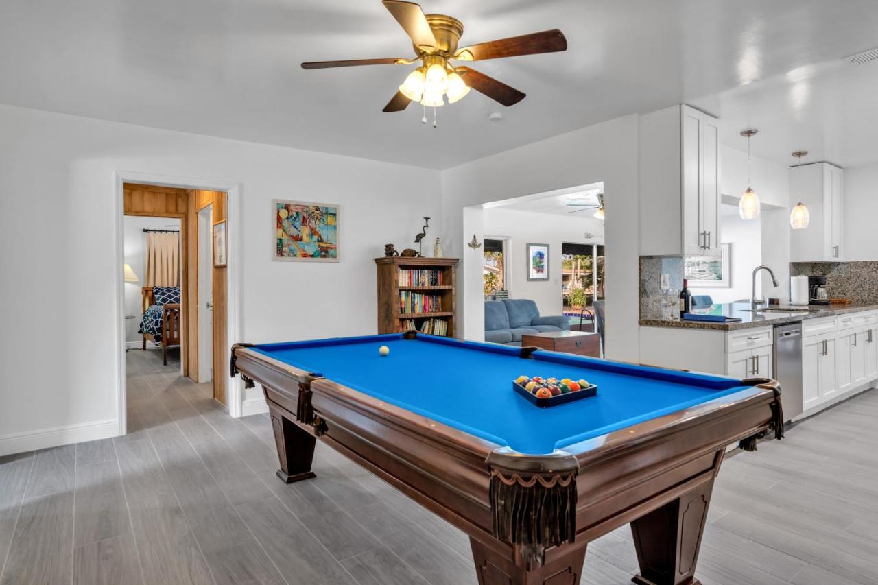 4 Bd Near Beach Spacious Solar Heated Pool Waterfront Home ポンパノビーチ エクステリア 写真