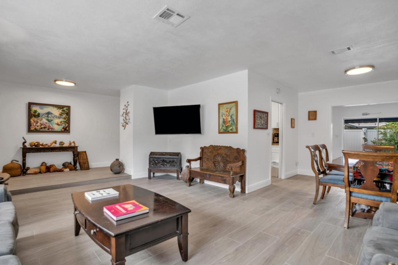 4 Bd Near Beach Spacious Solar Heated Pool Waterfront Home ポンパノビーチ エクステリア 写真
