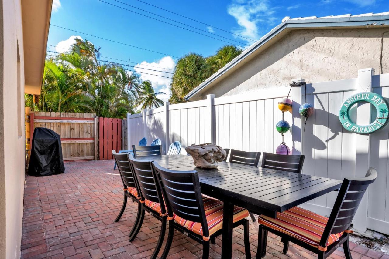 4 Bd Near Beach Spacious Solar Heated Pool Waterfront Home ポンパノビーチ エクステリア 写真